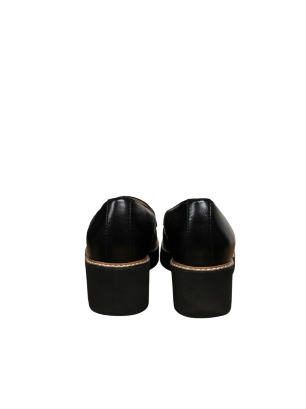 Naturalizer Black Leather Slip-On Loafers - Picture 3 of 8